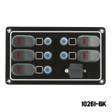 AAA - 5 Gang Switch Panel - With USB Port