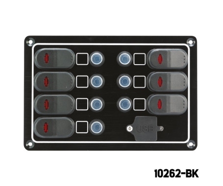 AAA - 7 Switches - 1 USB Port Switch Panel AAA - 7 Switches - 1 USB Port Switch Panel