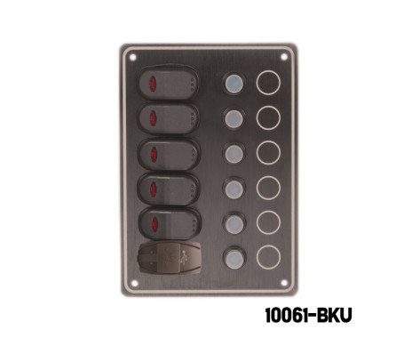 AAA - 5 Switches - 1USB Port Switch Panel
