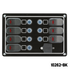 AAA - 7 Switches - 1 USB Port Switch Panel
