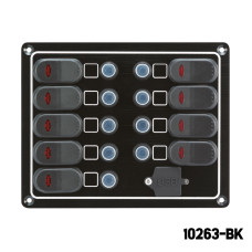 AAA - 9 Switches - 1 USB Port Switch Panel