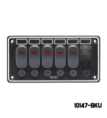 AAA - 5 Gang Switch Panel - With USB Port