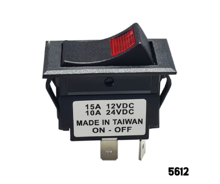 AAA - Illuminated Rocker Switch - 3 Pin