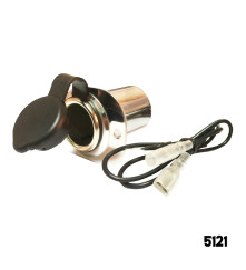AAA - S.S. Power Socket - With Rubber Cap