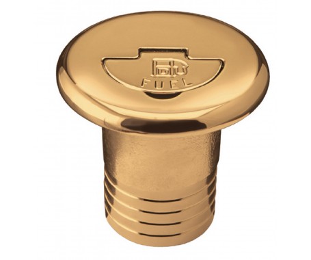 Brass Deck Filler with retractable handle - Fuel 38