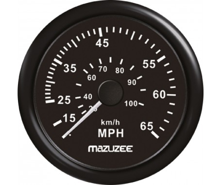 Speedometer 65MPH - Black - JY18203