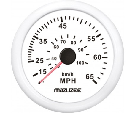 Speedometer 65MPH - White - JY18303
