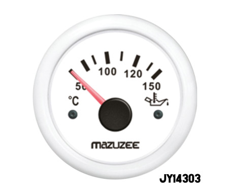 MAZUZEE - Oil Temperature Gauge - White