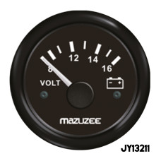MAZUZEE - Volt Gauge 8V - 16V - Black