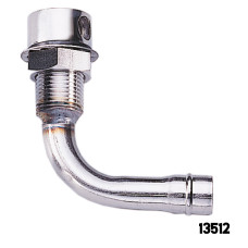 AAA - Chrome Plated Gas Tank Vent - Screen Face Down