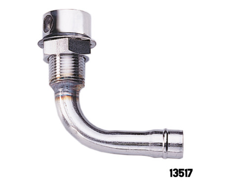 AAA - Chrome Plated Gas Tank Vent - Screen Face Up