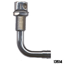 AAA - Chrome Plated Gas Tank Vent - Screen Face Down