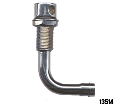 AAA - Chrome Plated Gas Tank Vent - Screen Face Down