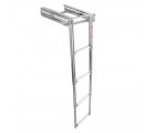 S.S Bracket Telescopic Ladder With Stopper, Mirror Polished - 03501458ST