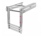 S.S Bracket Telescopic Ladder With Stopper, Mirror Polished - 03501457ST