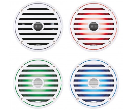 ELITE 6.5” RGB Marine Speakers (White)