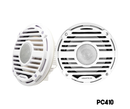 AQUATIC AV - PRO Classic 6.5″ Waterproof RGB Speakers (White)