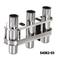 Stainless Steel Rod Holder - 3 Rods