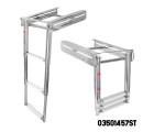 S.S Bracket Telescopic Ladder With Stopper, Mirror Polished S.S Bracket Telescopic Ladder With Stopper, Mirror Polished