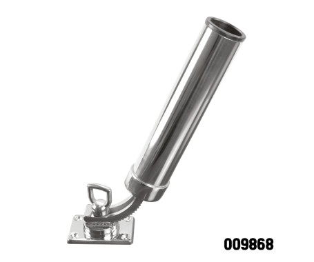 Stainless Steel Rod Holder (Adjustable Base)