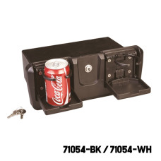 AAA - Glove Box with Drink / Can Holder - Black