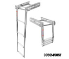 S.S Bracket Telescopic Ladder With Stopper, Mirror Polished S.S Bracket Telescopic Ladder With Stopper, Mirror Polished
