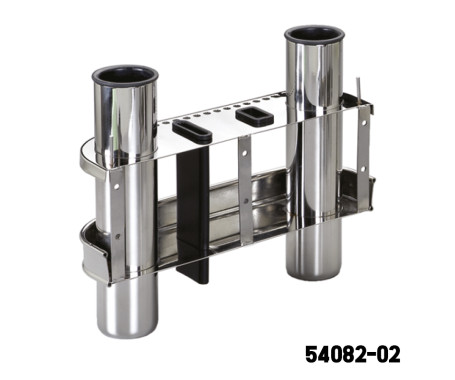 Stainless Steel Rod Holder - 2 Rods Stainless Steel Rod Holder - 2 Rods
