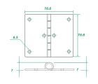 AAA - Stainless Steel Hinge 304 AAA - Stainless Steel Hinge 304