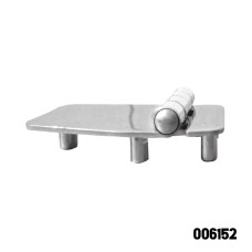 Hinge with Thread Shank M5 - AISI 304