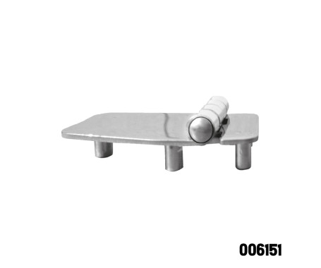 Hinge with Thread Shank M5 - AISI 304