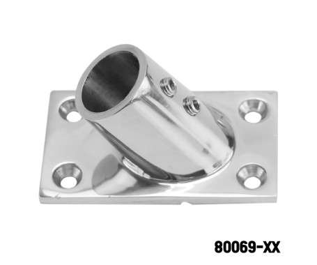 Rectangle Base S.S., AISI 316 - 60 Degree