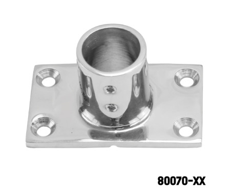 Rectangle Base S.S., AISI 316 - 90 Degree