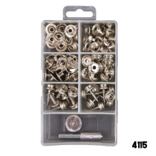 Canvas Fastner Snap Kit - 101 Pieces