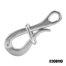 1/2" Pelican Hook, AISI 316 Stainless Steel