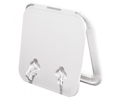 Access Hatch, Non-Locking Latch - 180° Opening  Model: 13702-WH
