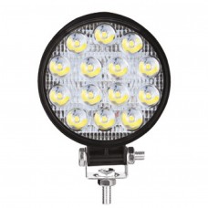 16 LED Round Waterproof  Work Light - 42W - (LEDWL-R-01)