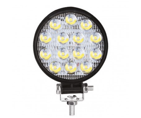 16 LED Round Waterproof  Work Light - 42W - (LEDWL-R-01)