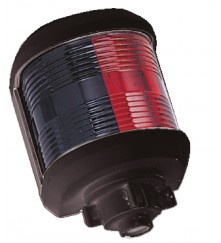 Red & Green Combination Bow Navigation Light - Boats up to 20m - (00152-BK)