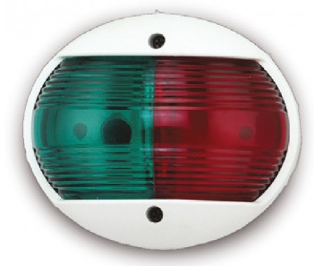 Red & Green Combination Bow Navigation Light Vertical Mount - (00095)