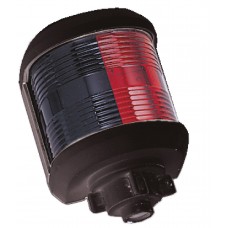 LED Red & Green Combination Bow Navigation Light - Boats up to 20m - (00152-LDBK)