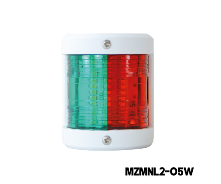 MAZUZEE - 2NM LED Red & Green Combination Bow Navigation Light - Boats up to 20m