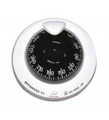 Offshore Compass 95, Flush Mount Type, Black Flat Card - White Color