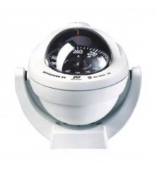 Offshore Compass 95, Bracket Mount Type, Black Flat Card - White Color