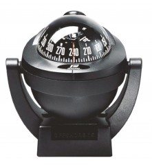 Offshore Compass 75, Bracket Mount Horizontal or Vertical Surface - Black Color