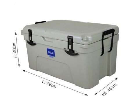  43 LTR - Palm Cooler Box with wheels  - MZCB45T-W-R