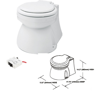 Electric Marine Toilet (Previous Part No. TMC-99909) -TMC-29922