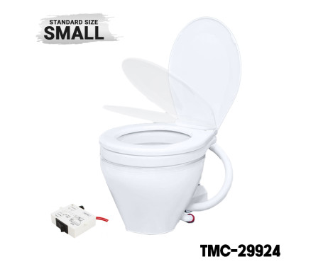 TMC - New Round Base Electric Marine Toilet with Designed Cover 