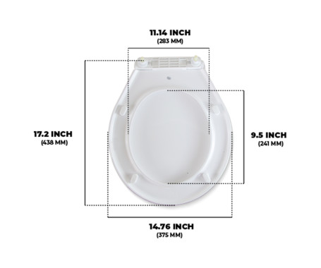 Deluxe Size - Toilet Seat with Cover - TMC-429953