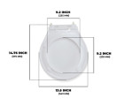 Compact Size - Toilet Seat with Cover - TMC-429952