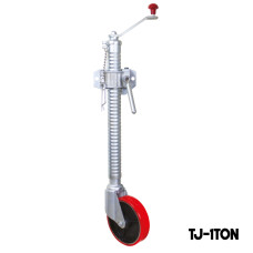 Single Wheel Trailer Jack H/D (Red Wheel)